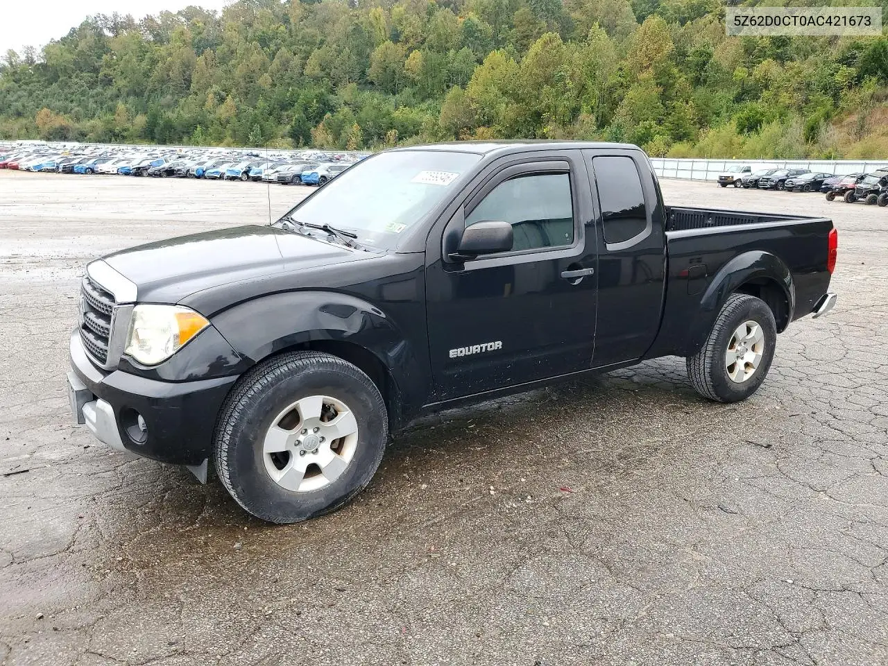 5Z62D0CT0AC421673 Suzuki Equator 2010 — повреждение Пожар, фото до ремонта