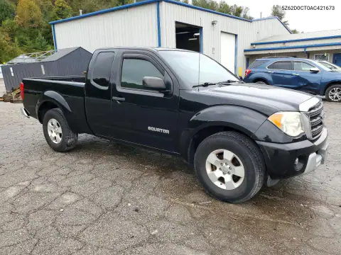 5Z62D0CT0AC421673 — 2010 Suzuki Equator, фото 4 с аукциона Copart, Пожар
