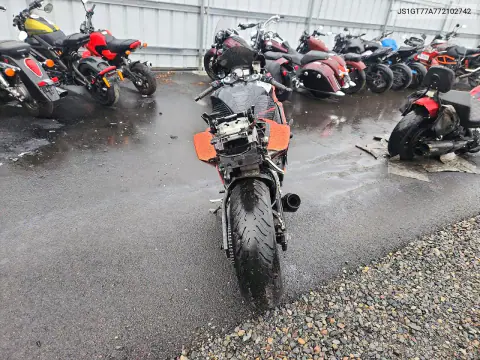 2007 Suzuki Gsx-R1000 VIN JS1GT77A772102742 фото 4