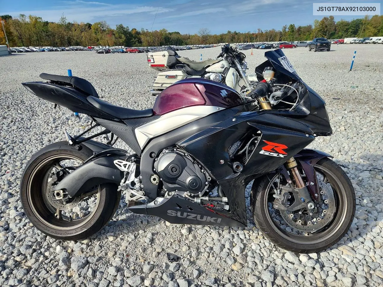 2009 Suzuki Gsx-R1000 VIN JS1GT78AX92103000 фото 1