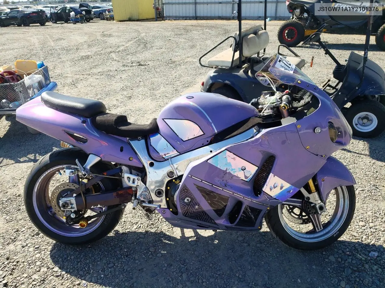 2000 Suzuki Gsx1300 R VIN JS1GW71A1Y2101376 фото 1