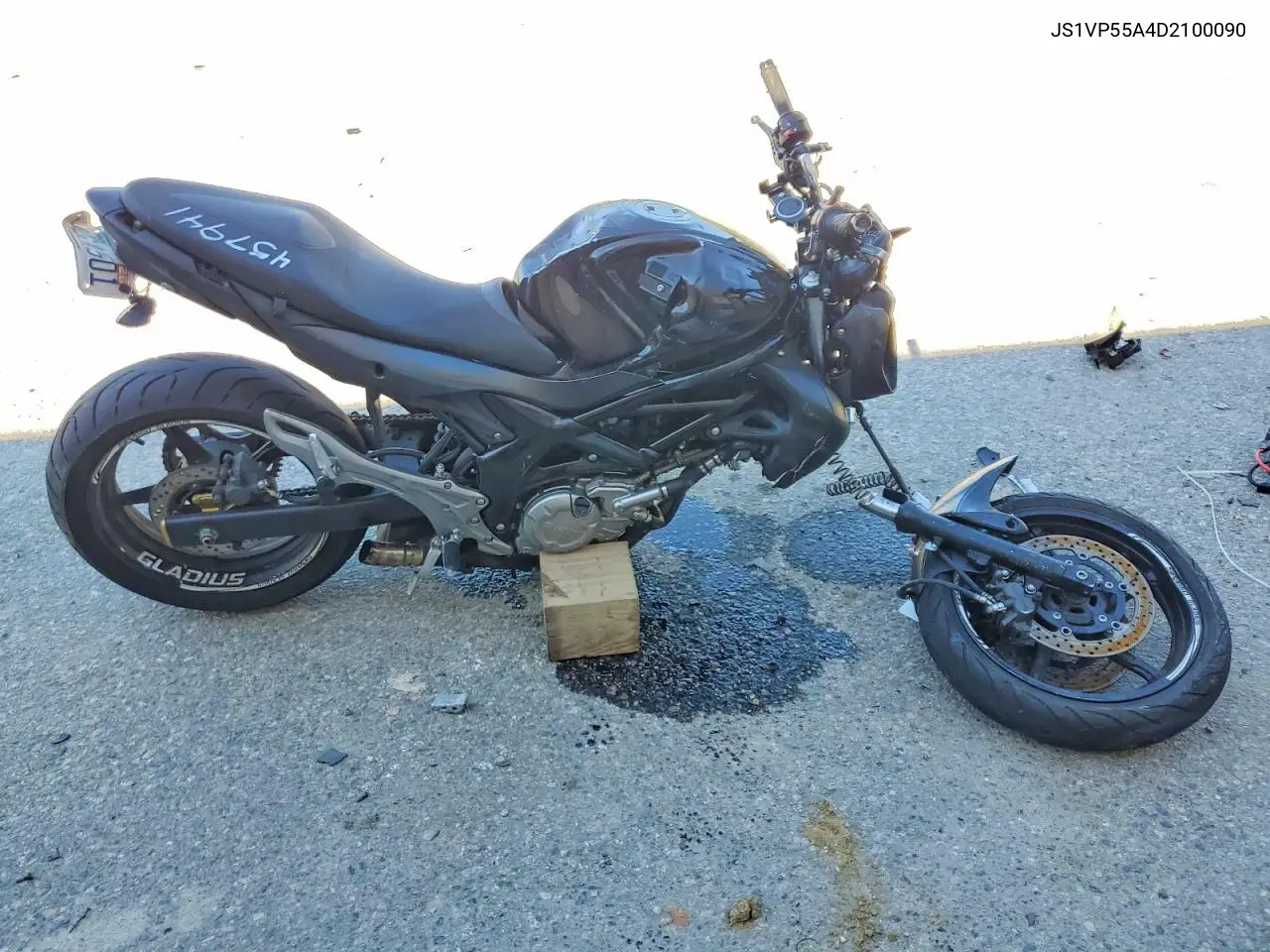 2013 Suzuki Sv650 VIN JS1VP55A4D2100090 фото 1