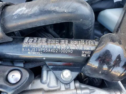 2013 Suzuki Sv650 VIN JS1VP55A4D2100090 фото 8