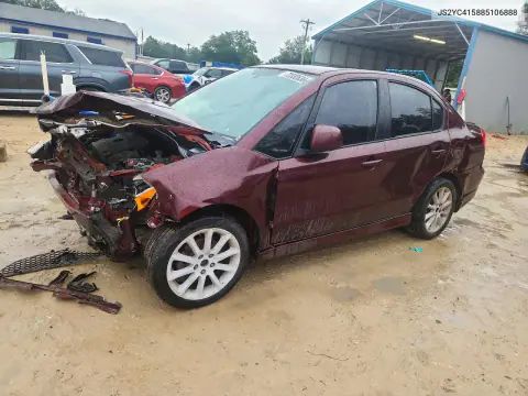 JS2YC415885106888 — 2008 Suzuki SX4, Передняя часть, фото до ремонта