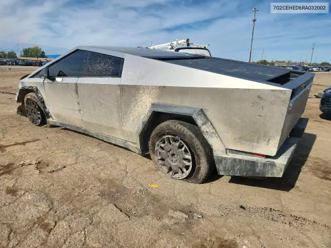 2024 Tesla Cybertruck VIN 7G2CEHED6RA032002 фото 2
