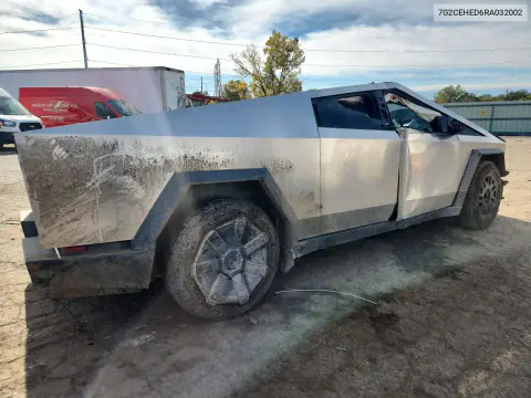 2024 Tesla Cybertruck VIN 7G2CEHED6RA032002 фото 3