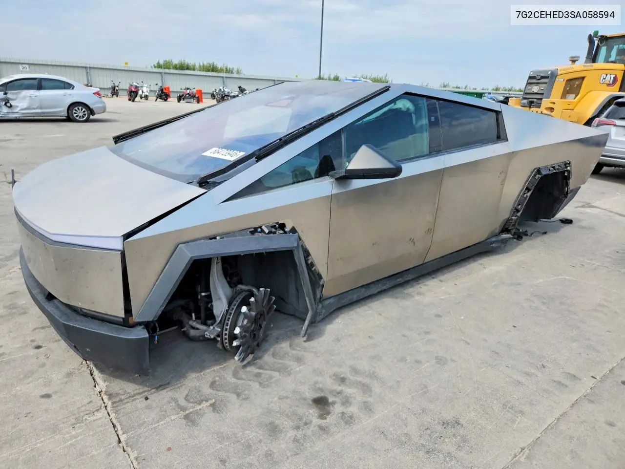 2025 Tesla Cybertruck VIN 7G2CEHED3SA058594 фото 1