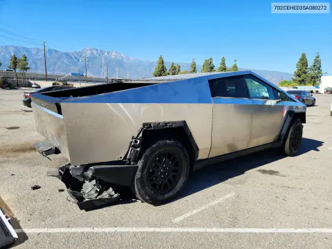 2025 Tesla Cybertruck VIN 7G2CEHED3SA080272 фото 3