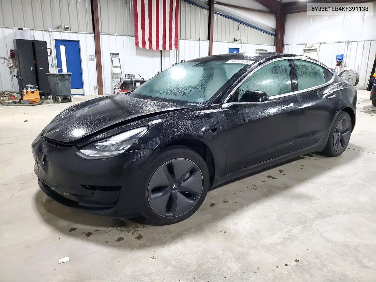 2019 Tesla Model 3 VIN 5YJ3E1EB4KF391138 фото 1