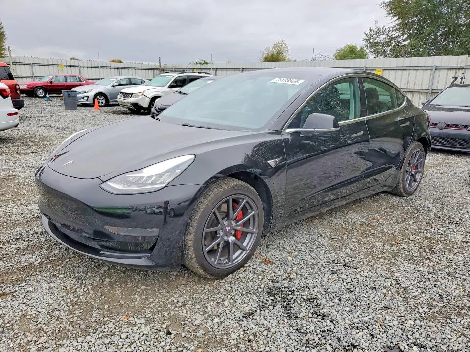 2019 Tesla MODEL 3 VIN 5YJ3E1EA7KF344838 фото 1