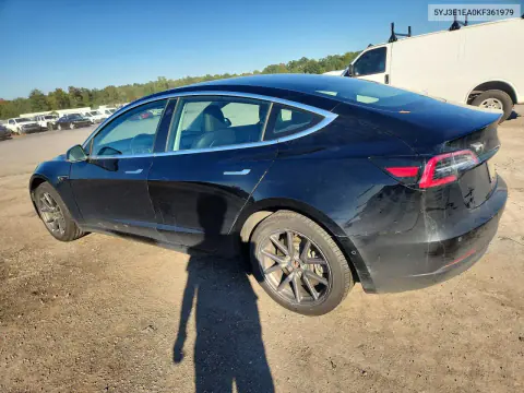 2019 Tesla Model 3 VIN 5YJ3E1EA0KF361979 фото 2