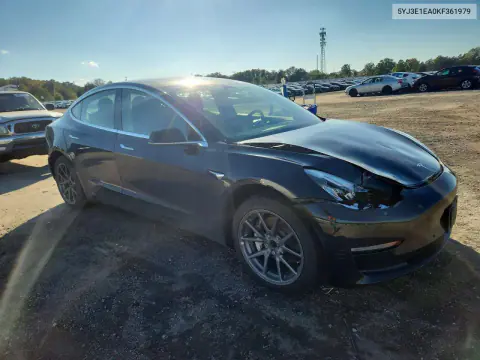 2019 Tesla Model 3 VIN 5YJ3E1EA0KF361979 фото 4