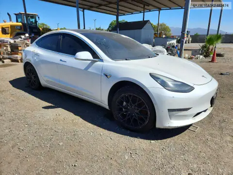 2019 Tesla Model 3 VIN 5YJ3E1EA5KF482474 фото 4