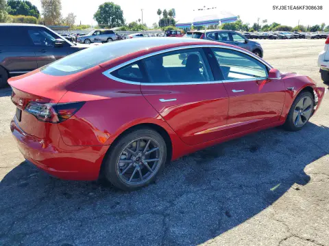 2019 Tesla Model 3 VIN 5YJ3E1EA6KF308638 фото 3