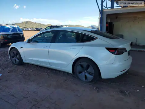 2019 Tesla Model 3 VIN 5YJ3E1EB9KF436932 фото 2