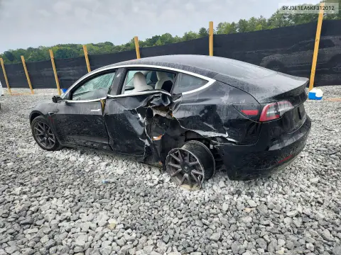 2019 Tesla Model 3 VIN 5YJ3E1EA6KF312012 фото 2