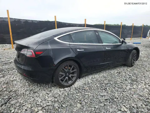 2019 Tesla Model 3 VIN 5YJ3E1EA6KF312012 фото 3