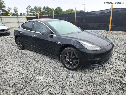 2019 Tesla Model 3 VIN 5YJ3E1EA6KF312012 фото 4