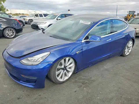 5YJ3E1EAXLF708851 — 2020 Tesla Model 3, Передняя часть (Front End), фото до ремонта