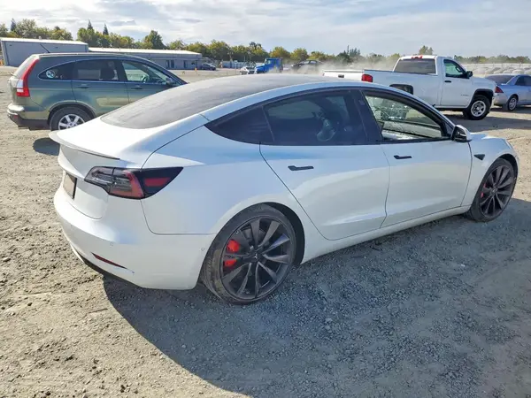 5YJ3E1ECXLF742936 — 2020 Tesla Model 3, фото 3 с аукциона Copart, Боковая часть
