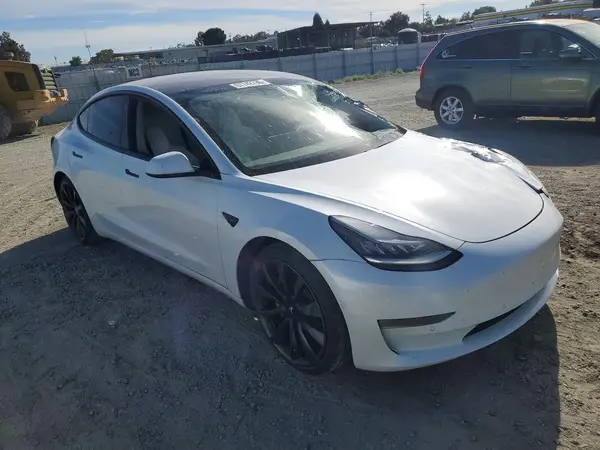5YJ3E1ECXLF742936 — 2020 Tesla Model 3, фото 4 с аукциона Copart, Боковая часть