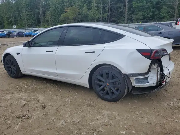 5YJ3E1EA5LF598002 — 2020 Tesla Model 3, фото 2 с аукциона Copart, Задняя часть