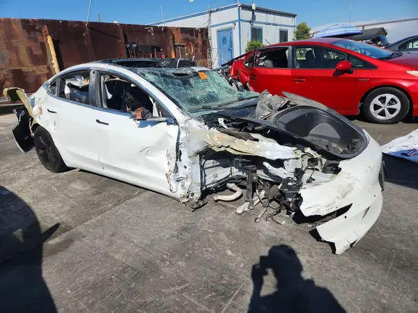 5YJ3E1EA5LF590482 — 2020 Tesla Model 3, фото 4 с аукциона Copart, Боковая часть