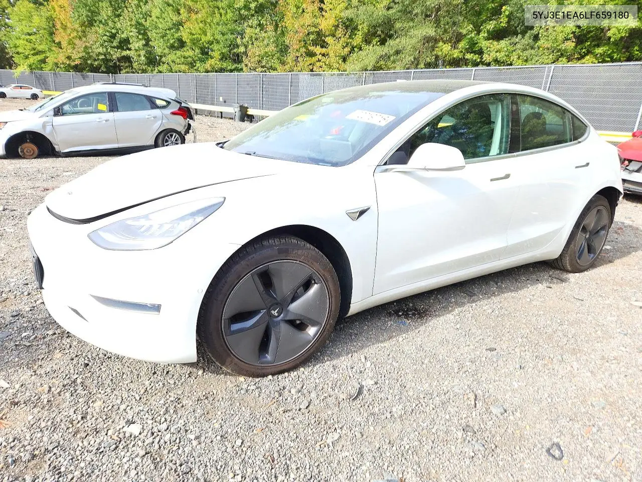 2020 Tesla Model 3 VIN 5YJ3E1EA6LF659180 фото 1