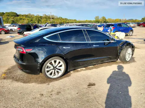 2020 Tesla Model 3 VIN 5YJ3E1EB6LF600882 фото 3
