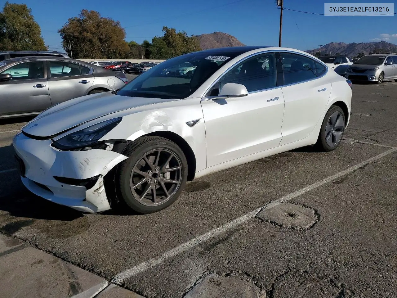 2020 Tesla Model 3 VIN 5YJ3E1EA2LF613216 фото 1