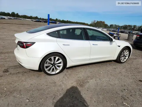 2020 Tesla Model 3 VIN 5YJ3E1EB6LF638600 фото 3