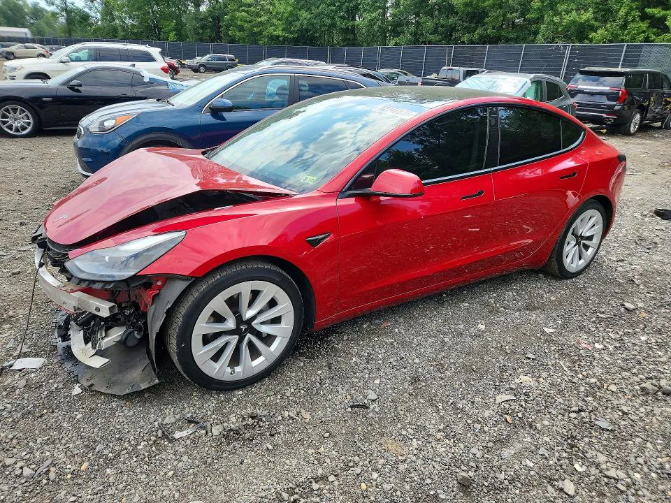 2021 TESLA MODEL 3 VIN 5YJ3E1EA2MF029268 фото 1