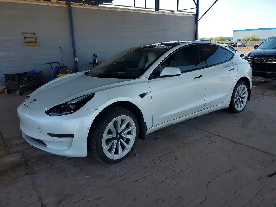 5YJ3E1EA1MF073102 Tesla Model 3 2021 — повреждение Передняя часть, фото до ремонта