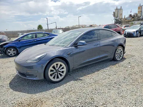 5YJ3E1EA4MF082392 — 2021 Tesla Model 3, Задняя часть (Rear End), фото до ремонта