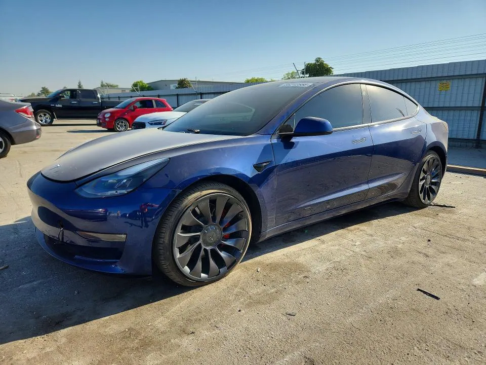 2021 Tesla MODEL 3 VIN 5YJ3E1EC9MF077481 фото 1
