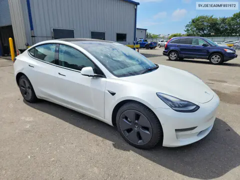 2021 Tesla Model 3 VIN 5YJ3E1EA0MF851972 фото 4