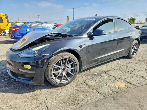 5YJ3E1EA0MF977278 — 2021 Tesla Model 3, Передняя часть (Front End), фото до ремонта