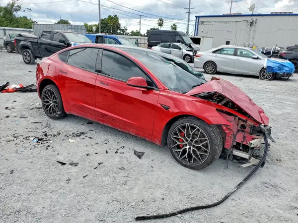 5YJ3E1EC8MF054418 — 2021 Tesla Model 3, фото 4 с аукциона Copart, Передняя часть