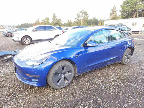 5YJ3E1EB9MF003680 — 2021 Tesla Model 3, Задняя часть (Rear End), фото до ремонта