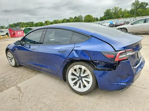 5YJ3E1EB2MF057175 — 2021 Tesla Model 3, фото 2 с аукциона Copart, Задняя часть