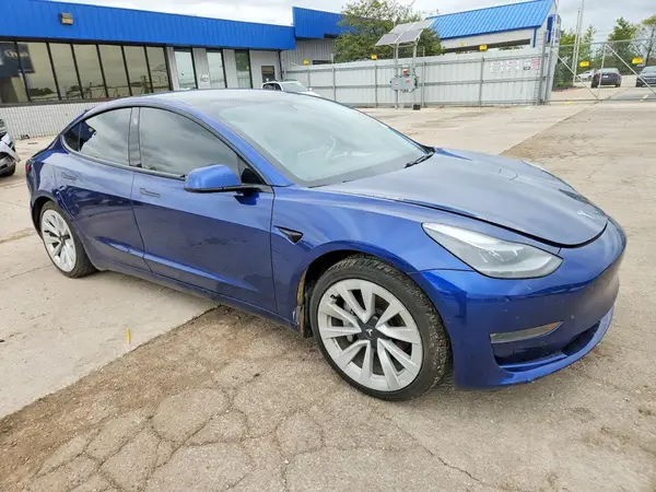 5YJ3E1EB2MF057175 — 2021 Tesla Model 3, фото 4 с аукциона Copart, Задняя часть