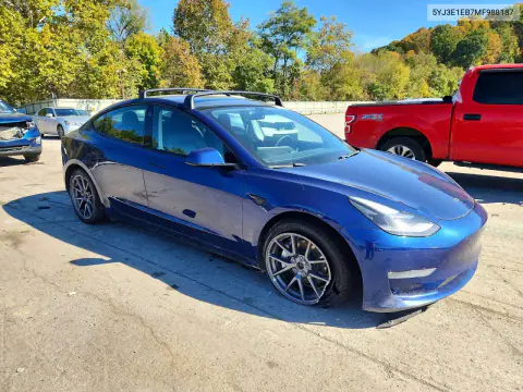 2021 Tesla Model 3 VIN 5YJ3E1EB7MF988187 фото 4