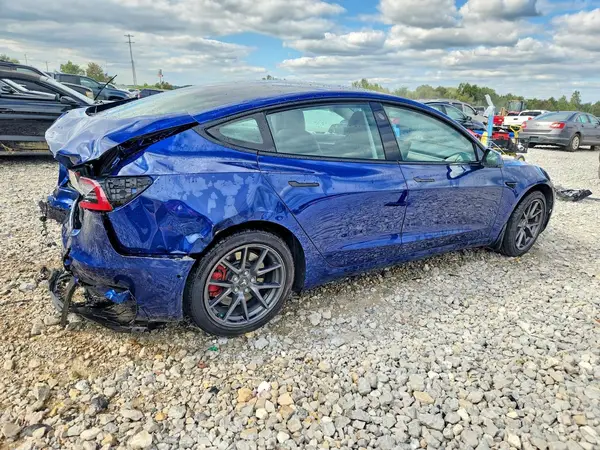 5YJ3E1EB2MF983317 — 2021 Tesla Model 3, фото 3 с аукциона Copart, Задняя часть