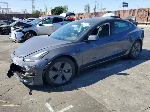 5YJ3E1EA4MF994732 — 2021 Tesla Model 3, Передняя часть (Front End), фото до ремонта