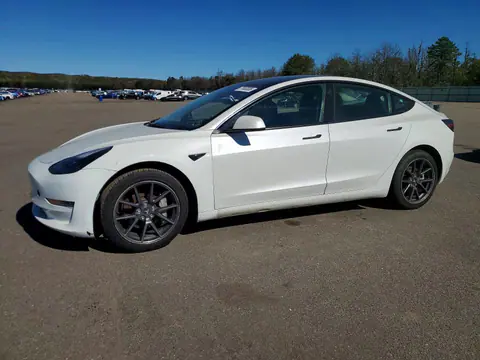 5YJ3E1EA5MF030253 — 2021 Tesla Model 3, Задняя часть (Rear End), фото до ремонта