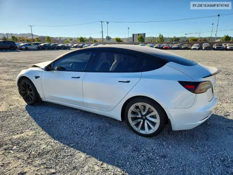 2021 Tesla Model 3 VIN 5YJ3E1EA6MF874740 фото 2