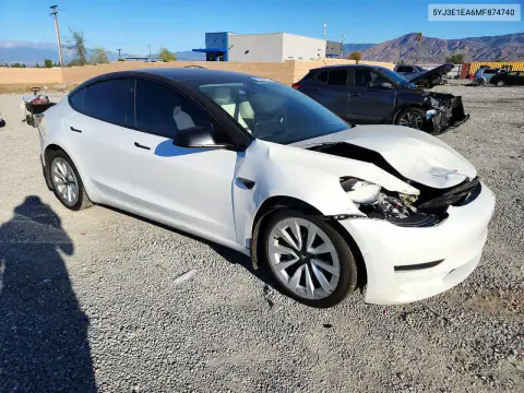 2021 Tesla Model 3 VIN 5YJ3E1EA6MF874740 фото 4