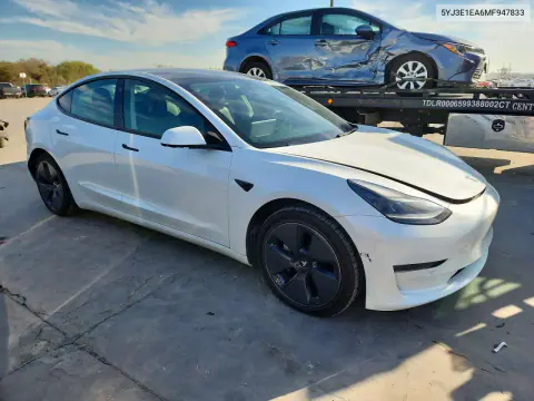 2021 Tesla Model 3 VIN 5YJ3E1EA6MF947833 фото 4