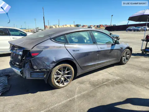 2021 Tesla Model 3 VIN 5YJ3E1EA4MF069397 фото 3