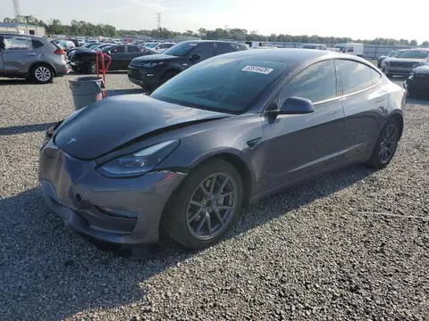 5YJ3E1EB0NF183343 — 2022 Tesla Model 3, Передняя часть (Front End), фото до ремонта